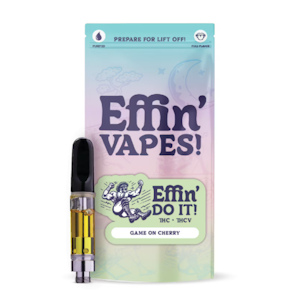 EFFIN EDIBLES - Do it! Game on Cherry 7:1 THC:THCv 1g Cartridge
