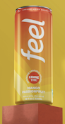 FEEL SELTZER | MANGO PASSIONFRUIT | 10MG THC + 30MG CAFFEINE| ADULT-USE