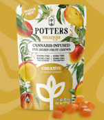 Mango - 100mg 1:1 Live Resin Gummies (Potters)