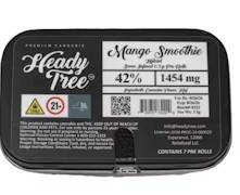 Heady Tree | Mango Smoothie | Shorty's | 7pk Infused Prerolls | 3.5g