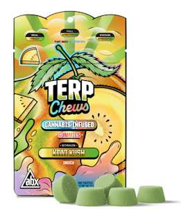 ABSOLUTE XTRACTS - ABX - Kiwi Kush - Terp Chews - 100mg THC - 20ct (Indica)