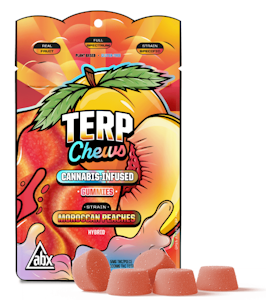 ABSOLUTE XTRACTS - ABX - Moroccan Peaches - Terp Chews - 100mg THC - 20ct (Hybrid)