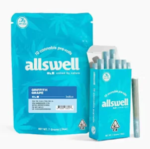 Allswell - Allswell - Purple Pebblez - Prerolls - 10pk - 7g