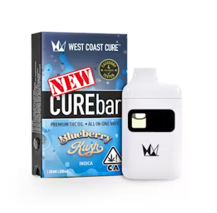 West Coast Cure - Blueberry Kush | 1g | CUREbar AIO | West Coast Cure