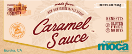 MOCA Humboldt - 3oz. Non-Infused Treat - Caramel Sauce