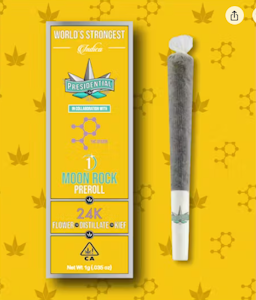 PRESIDENTIAL - 24k | 1g | Moonrock Preroll | Presidential