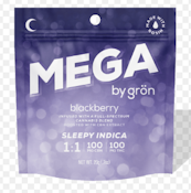 Edibles | Gron | Mega | Blackberry 1:1 | 10pk | 100mg