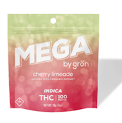 Edibles | Gron | Mega | Cherry Limeade | (100mg THC) [10pk]