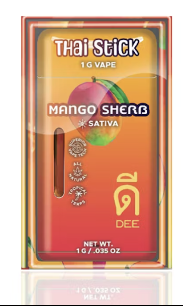 Mango Sherb (S) | 1g Disposable | Dee Thai Stick