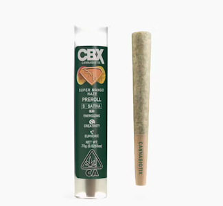 CANNABIOTIX - Cannabiotix .75G Super Mango Haze Preroll