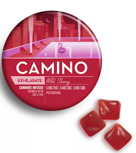 CAMINO - [Camino] Gummies - 100mg -  Wild Cherry 'Exhilarate' (THC/CBC/CBG)