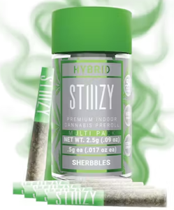 STIIIZY - STIIIZY - Prerolls - Naked - Thin Mintz - 5pk