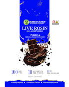 Edibles | Inclusion Gourmet | Live Rosin Indica Cannabar Belgian Chocolate | 100mg