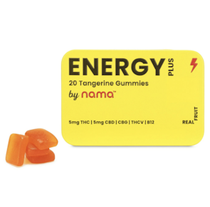 Nama | Energy Tangerine Gummies | 20pk/100mg