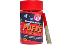 Maui Waui -Sativa- 35% THC | 3.5g (Diamond Infused Pre-Rolls) 7pk | PUFFS by Cannabals      -b1 back