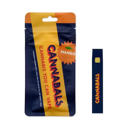 Cannabals - Mango -Sativa- 88% THC | 1g Live Resin Vape | Cannabals      -e3 front