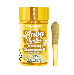 JEETER - Pina Colada | 5 Pack - Quad Infused - Baby Jeeter Pre-Rolls | Jeeter