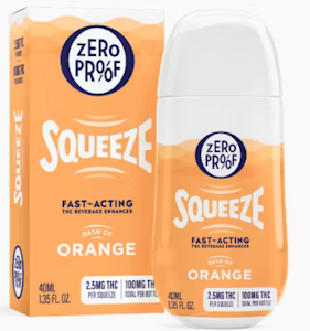 Zero Proof Squeeze - Beverage Mixer | Zero Proof Squeeze | Dash of Orange | 100mg