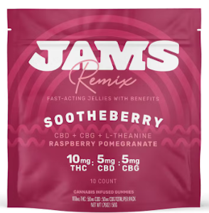 Jams - Edibles | Jams | Fast Acting Remix | Sootheberry | 2:1:1 | 100mg