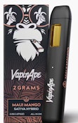 VapinApe- All in One- Maui Mango - Sativa- Distillate- Rechargeable-2g- 81.21%THC
