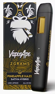 VAPIN APE - VapinApe- All in One- Pineapple Haze-Sativa- Distillate- Rechargeable-2g- 81.15%THC