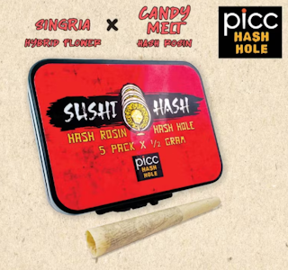 PICC - Picc | Sushi Hash Hole | Pre-Roll - Singria X Candy Melt Rosin 5pk | 2.5g