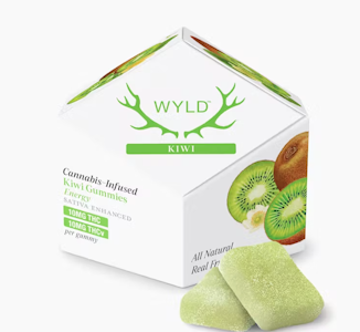 WYLD - WYLD 200mg THCv Kiwi Enhanced Gummies
