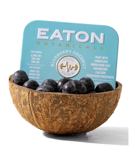 EATON BOTANICALS - Blueberry Coconut Cool Down - 50mg Gummies