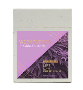 Weekenders - Durban Poison x Triangle Kush | LIFT | Prerolls | 3.5g/7pk (Weekenders)