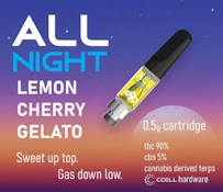 E29 Labs - All Night - Lemon Cherry Gelato - 1g - Cartridge
