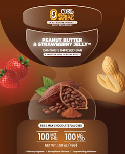 Jersey Canna - Inclusion Gourmet | Peanut Butter & Strawberry Jelly | 100mg