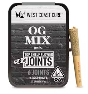West Coast Cure - [WEST COAST CURE] Preroll 6 Pack - 2.1g - OG Mix(I)