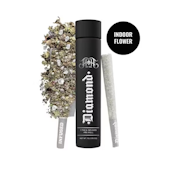 Heavy Hitters- 1g Diamond Infused Preroll: Sour Tangie - Sativa