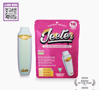 JEETER - JEETER 1G AIO Guava Burst Liquid Diamonds Disposable (NEW)