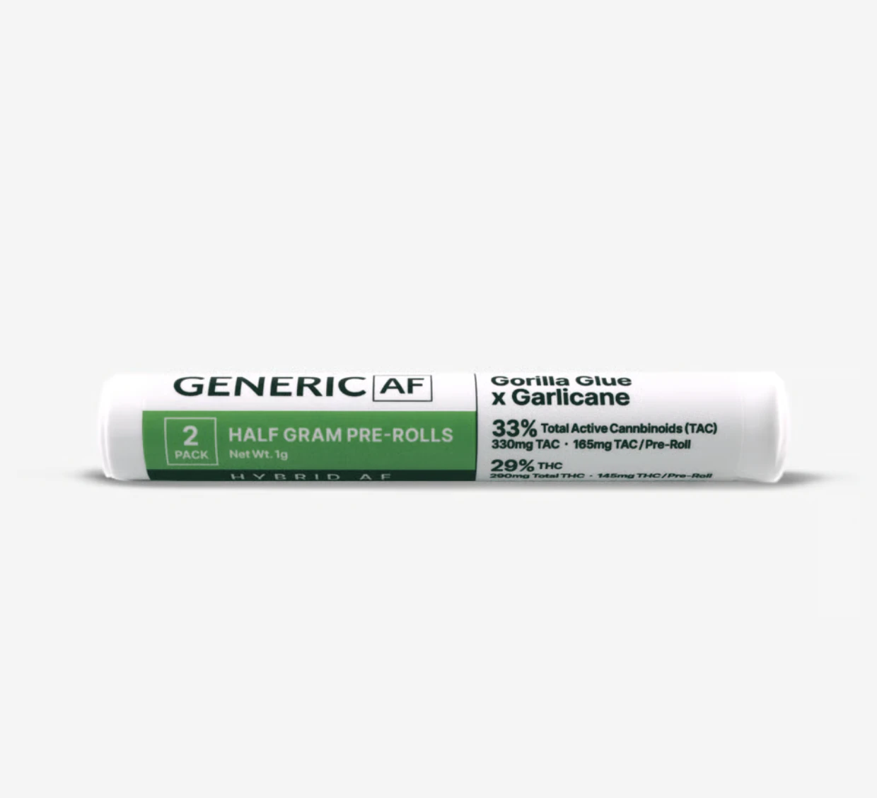 Generic AF - GMO x Kush Cleaner - 2pk Infused Pre-Rolls Main Image