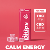 Drops | 20pc | Raspberry 2:1 | THC:CBD