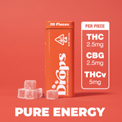 Drops | 20pc | Strawberry 1:1:2 | THC:CBG:THCv