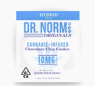 DR. NORM'S - [Dr. Norms] Single Cookie - 10mg - Chocolate Chip (H)