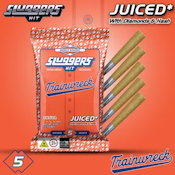 Trainwreck Juiced 5 Pack Mini Blunts - Hash/Diamonds/Kief - 3.5G
