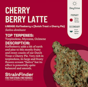 CHERRY BERRY LATTE FLOWER- THE BOTANIST 3.5g