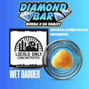 Locals Only | Diamond Bar Wet Badder | 1g