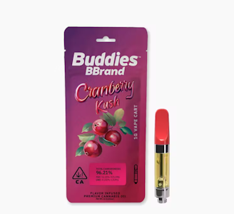 Buddies - Buddies 1G Cranberry Kush Cartridge