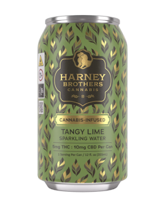 Harney Brothers - Tangy Lime Sparkling Water Can - 10mg Beverage