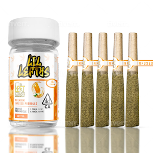 LEFT COAST - Left Coast - Lil Lefties - Orange Creamsicle - Infused Preroll - 5pk - 3.75g