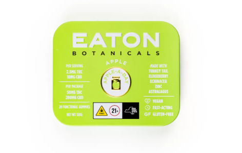 EATON BOTANICALS - Eaton Botanicals | Edibles | Gummies - Apple-A-Day | 120mg