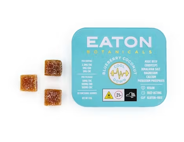 Eaton Botanicals | Edibles | Gummies - BlueBerry Coconut | 100mg