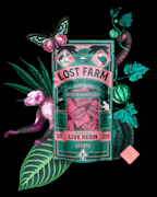 Kiva Lost Farm Live Resin Fruit Chews Watermelon