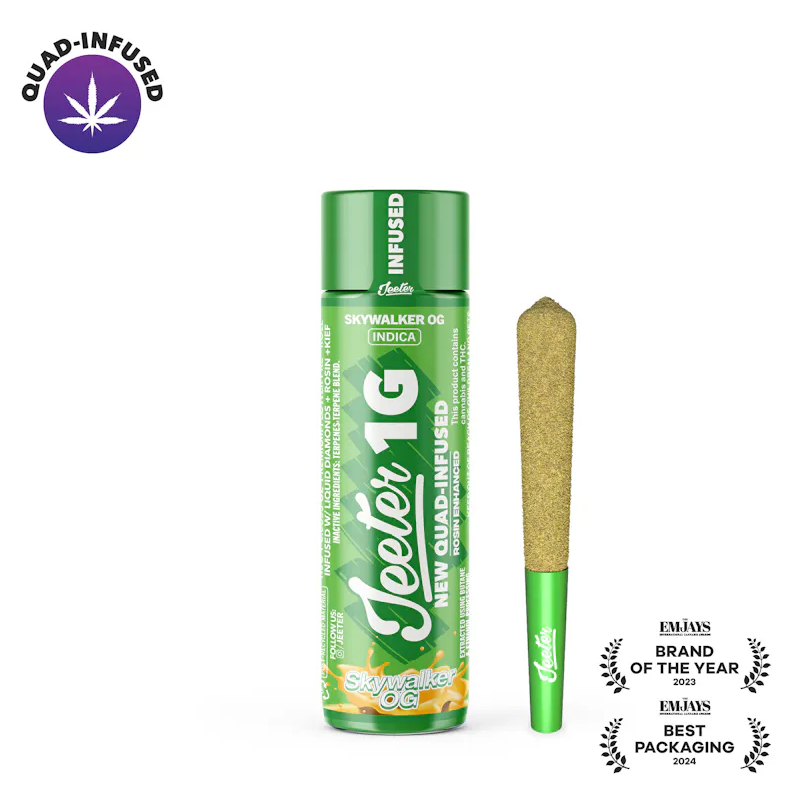 Jeeter | Infused Preroll | Skywalker OG | 1g