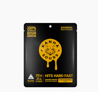 KANHA - [Kanha] Solventless Live Rosin Gummies - 100mg - Sour Island Breeze (S)