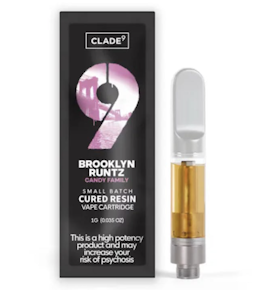 Clade9 | Brooklyn Runtz Cured Resin Cartridge | 1g